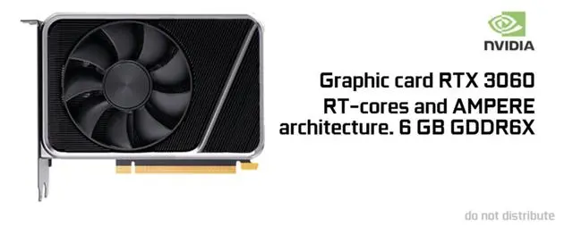 RTX 3060爆料？单风扇设计，卡长16cm，90、80同级GD6X