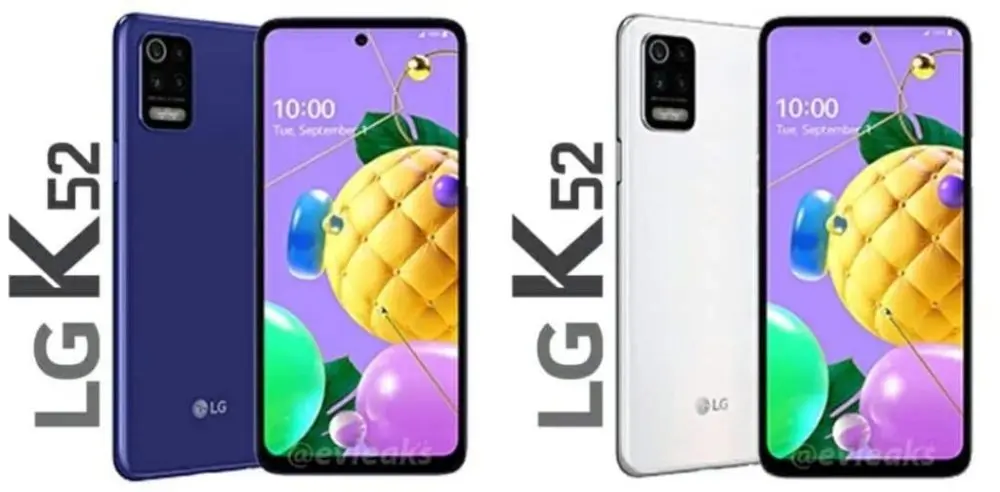 LG K52渲染图曝光：挖孔屏＋后置四摄的入门机