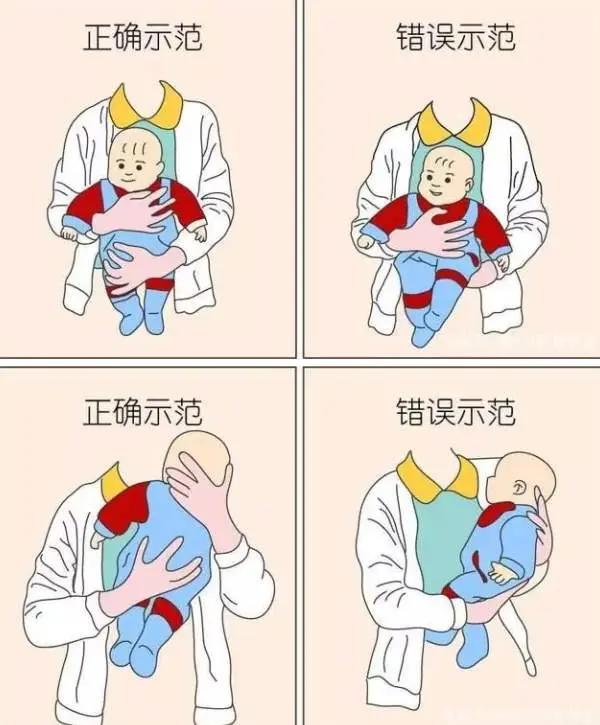 2个月婴儿经常被竖抱，会有哪些坏处？宝宝抱姿的正确顺序，家长要知道