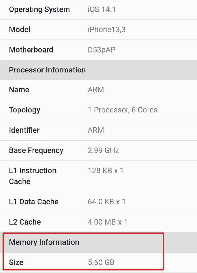 iPhone 12系列确认最高6GB内存 首发高通X60基带芯片