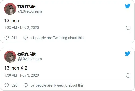 传闻苹果将在11月10日同时发布两款13英寸MacBook