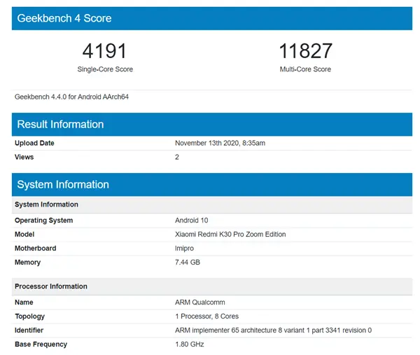 首款6nm A78芯！联发科MT6893曝光：跑分比肩骁龙865