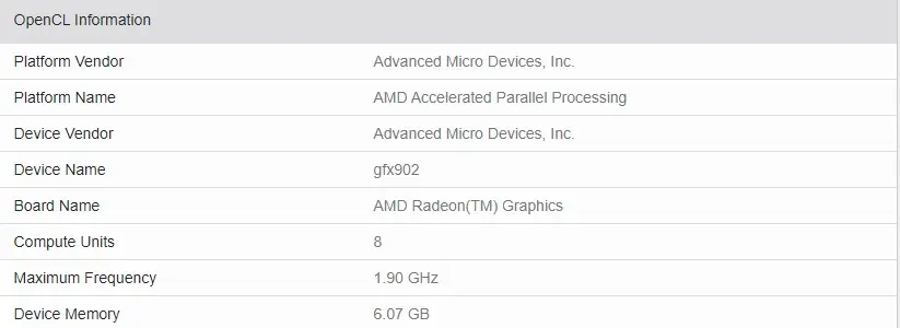 AMD R7 5700U 现身数据库：CPU、GPU频率均超R7 4800U