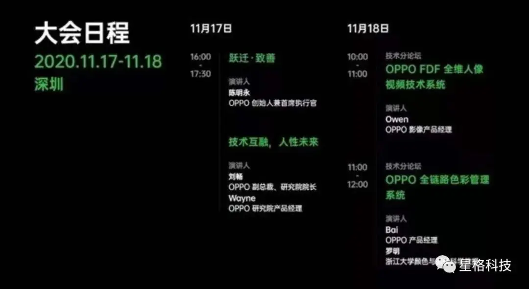 OPPO將於11月17-18日舉辦未來科技大會