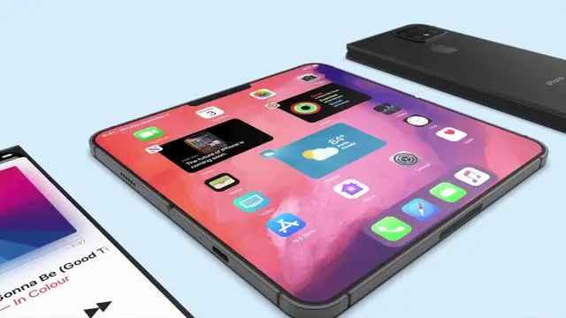 苹果折叠手机曝光：采用大屏幕纵向翻折技术，最快2022年发布