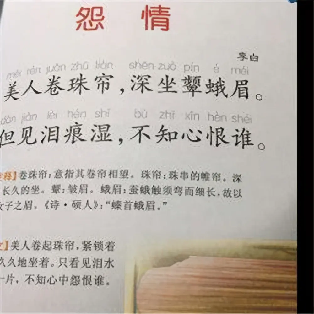 李白有一首经典的情诗，安徽一环卫女工随手改了几字，打动无数人