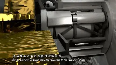 剛剛，嫦娥五號探測器順利完成樣品在軌轉移