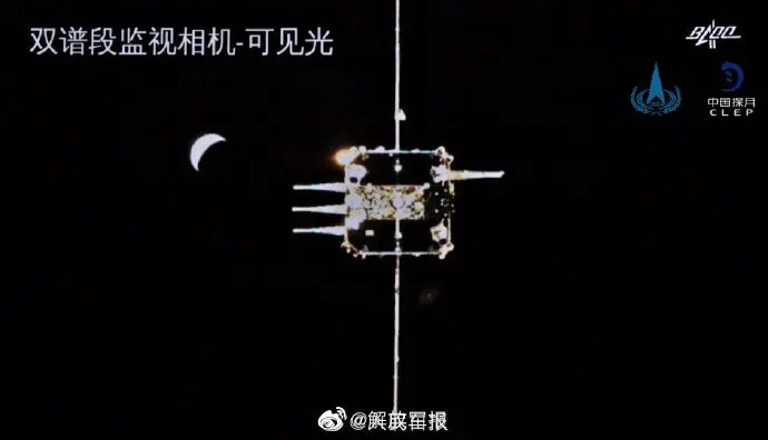 嫦娥五号完成我国首次月轨交会对接！嫦娥五号顺利完成样品在轨转移