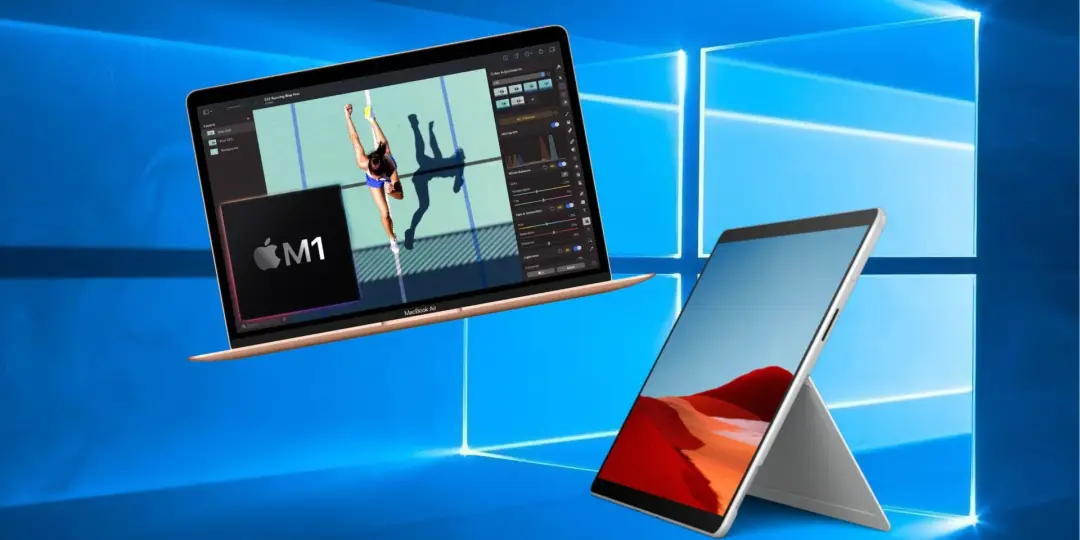 不服跑个分？苹果M1芯片运行 Windows 10 的速度比微软Surface Pro X 还快