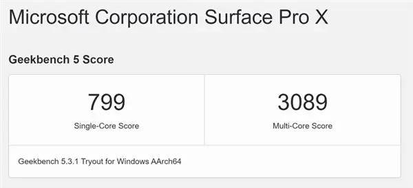 不服跑个分？苹果M1芯片运行 Windows 10 的速度比微软Surface Pro X 还快