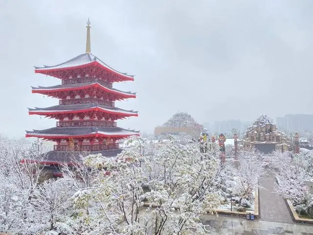 雪落倾城！最是心动的感觉