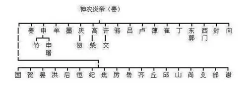 中华最全姓氏分支表：看看你是华夏子孙，还是蚩尤的后代？