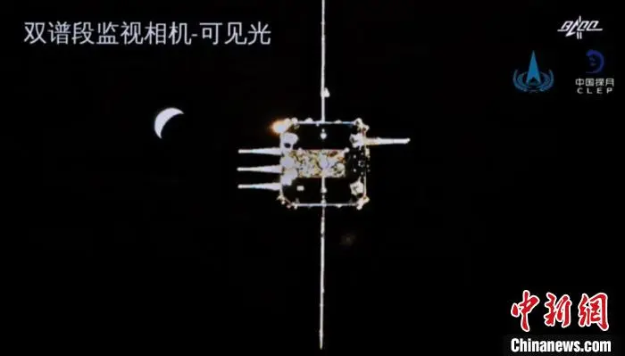 太空拍照“神器”出马 定格嫦娥五号世界首创“牵手瞬间”