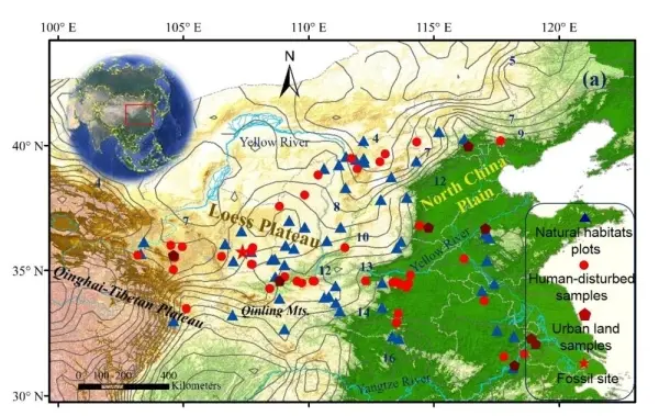 地质地球所揭示人类两千年前开始显著改造黄土高原生物群落