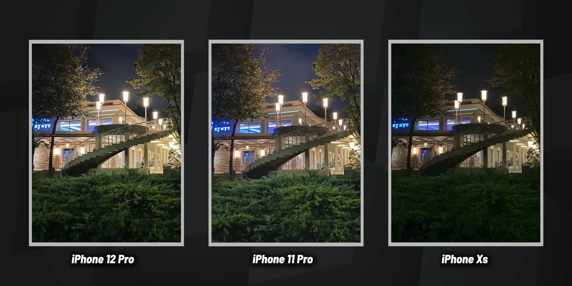 iPhone12Pro/11Pro/XS拍照对比：差距比预想的要大