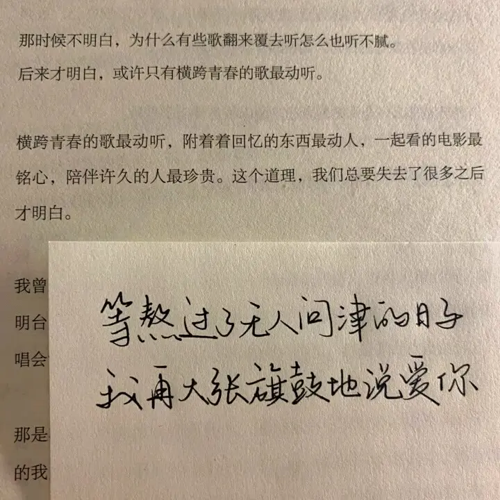 特别崩溃的小众文案