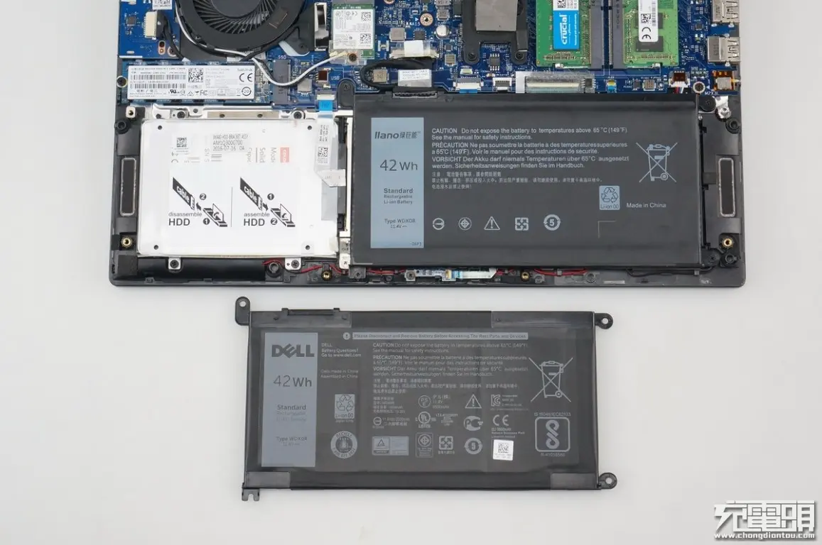 电池老化不用怕，小编实测戴尔燃7000笔记本换电池