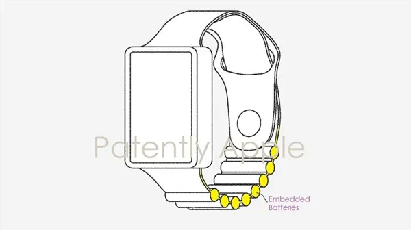 Apple Watch电池表带曝光 告别手表充电续航焦虑