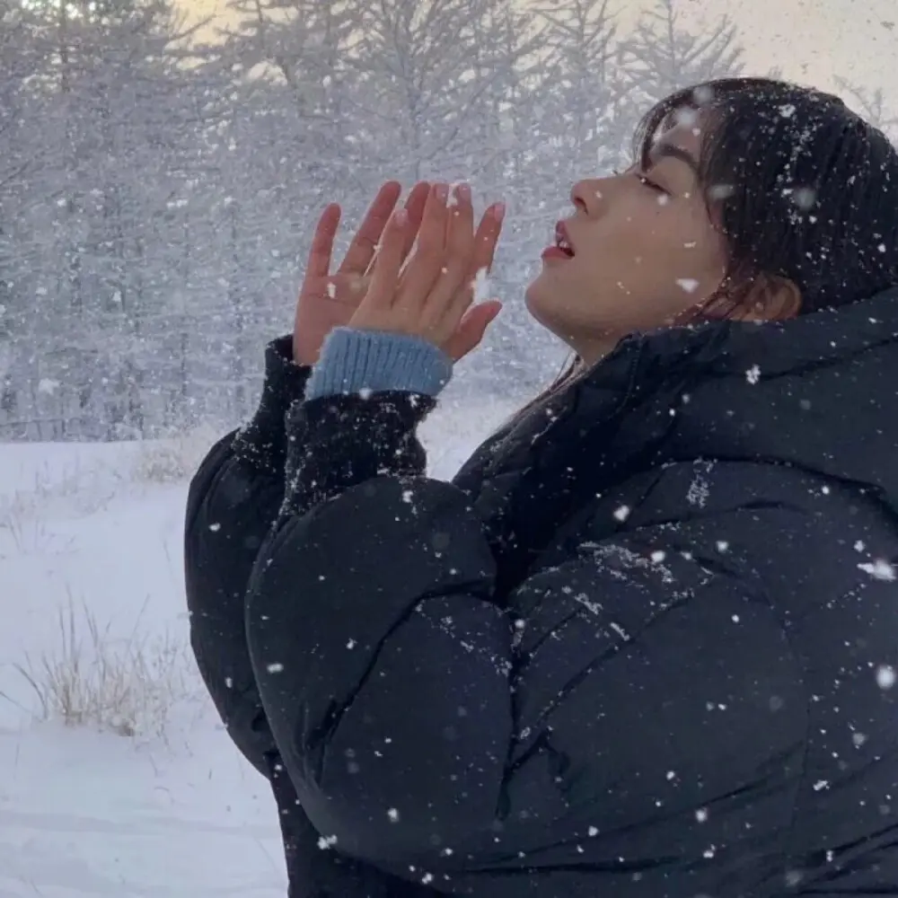 高级女头：雪是大浪漫，你是小人间