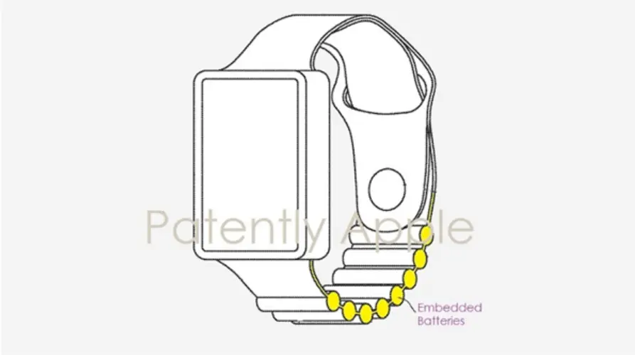 苹果或将在手表表带中内置电池 不用再愁续航了