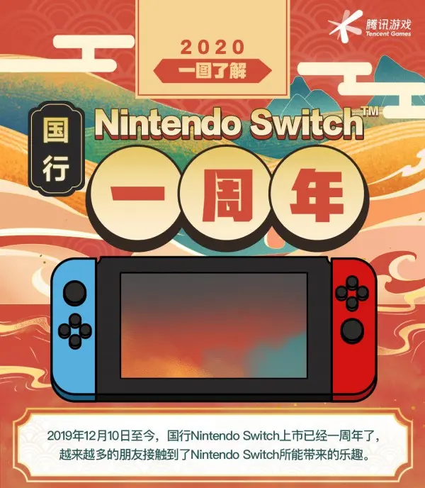 腾讯展示国行Switch一周年成果 共上线12款游戏