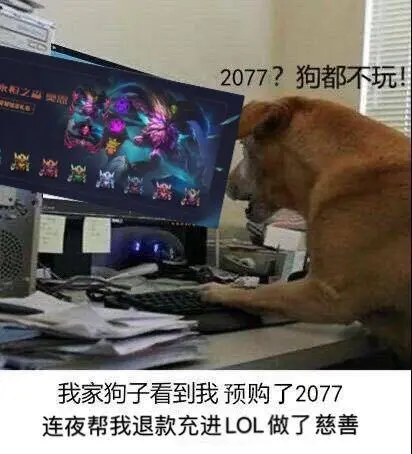 笑到捶桌！“狗都不玩”的沙雕图，比《赛博朋克2077》还要火