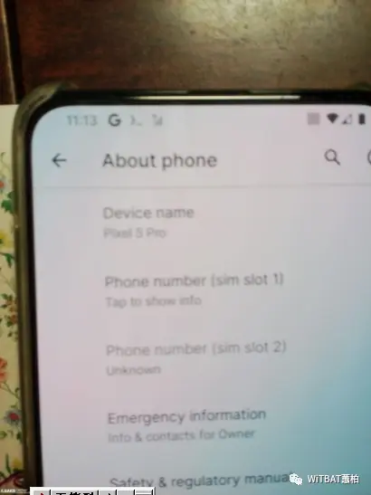 疑似谷歌Pixel 5 Pro实物图片曝光