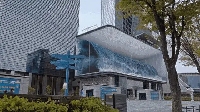 震撼！西北首个！裸眼3D巨屏惊艳亮相高新区！