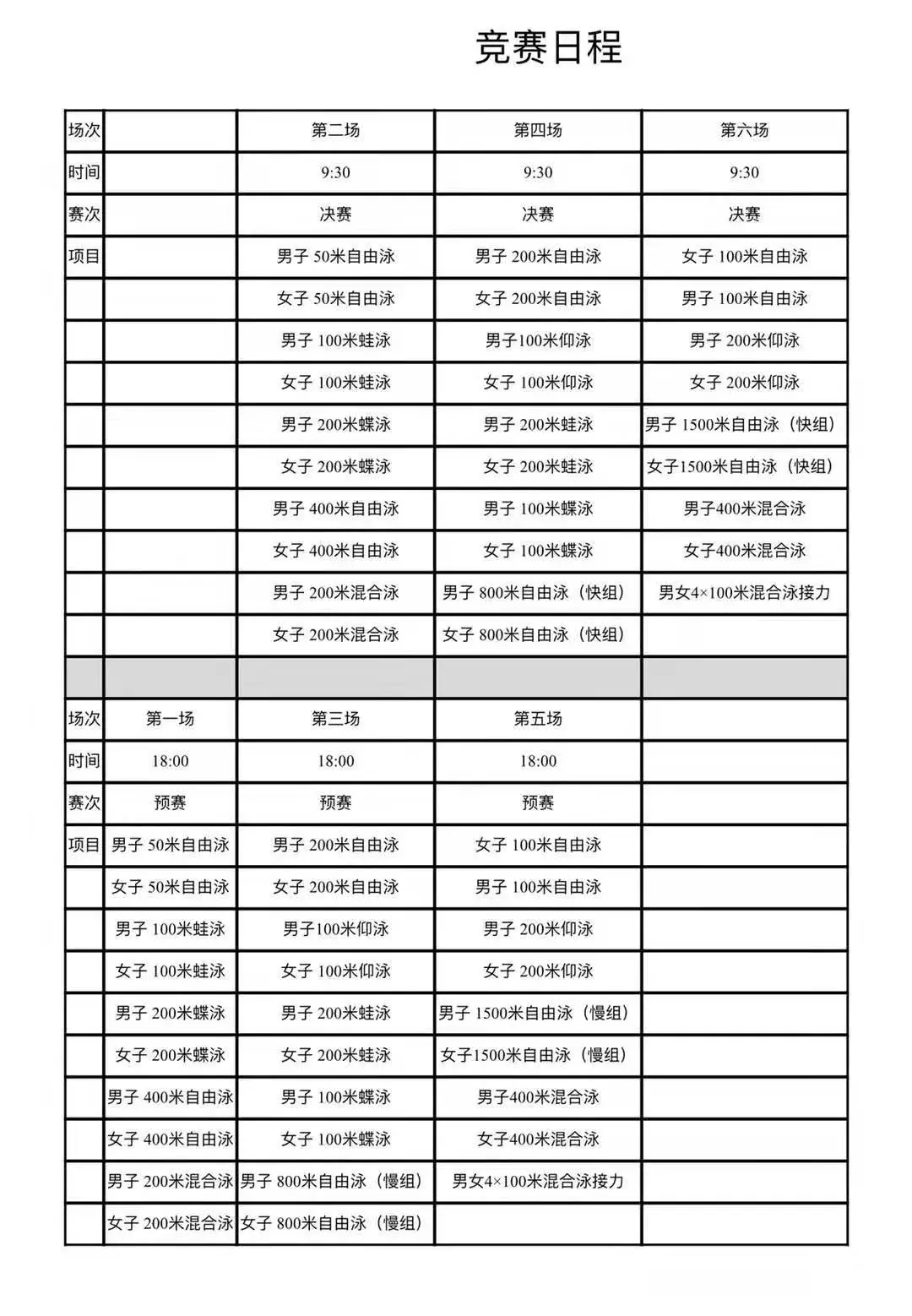 首次跨年大赛 中国游泳争霸赛“新鲜出炉”