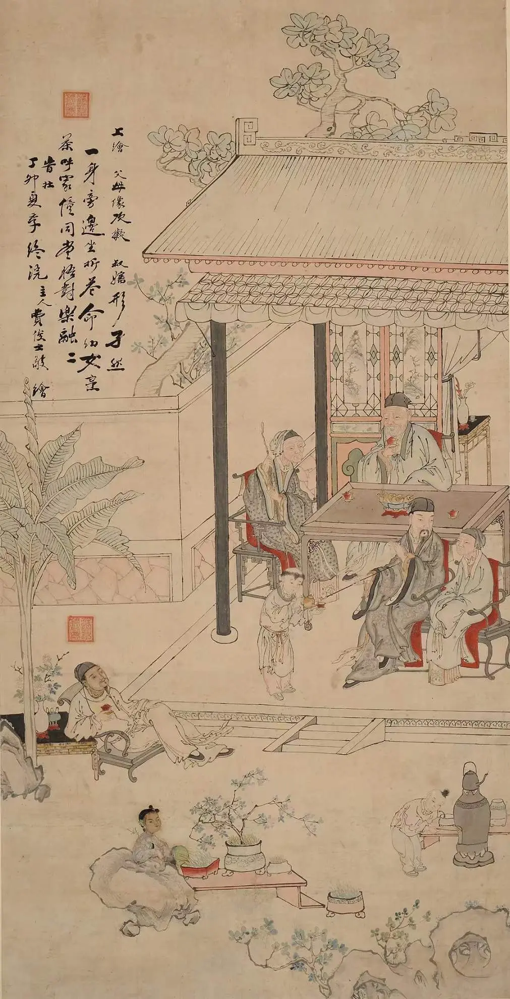 透过明清人物画，看中国传统“齐家”观