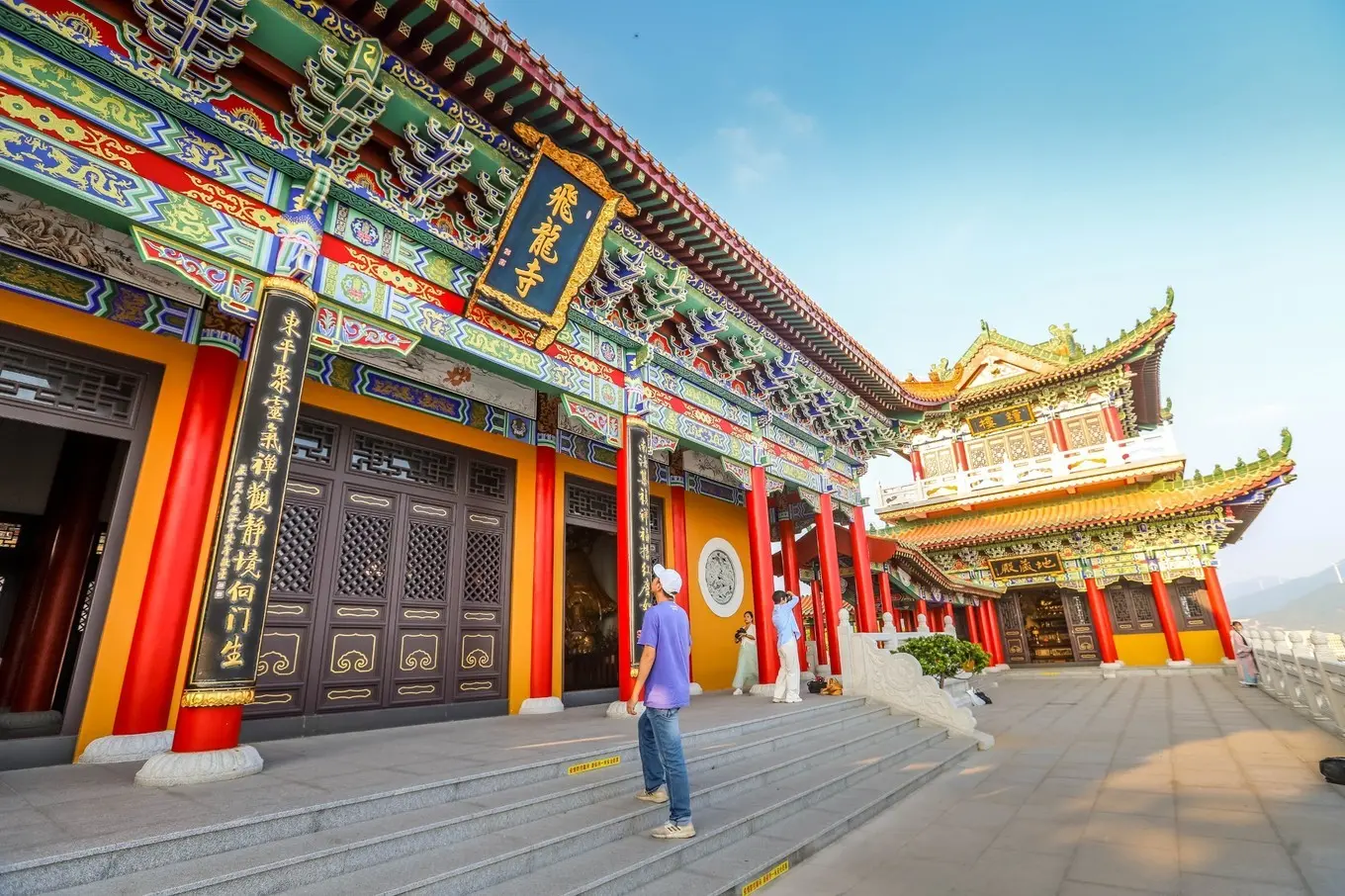 东平小众秘景地，阳江小故宫飞龙寺，靠山面海风景特美