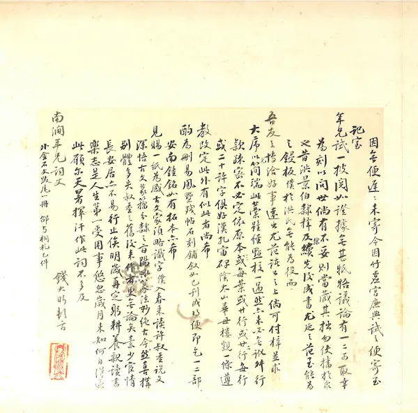 鉴赏｜手迹里的钱大昕与其“朋友圈”