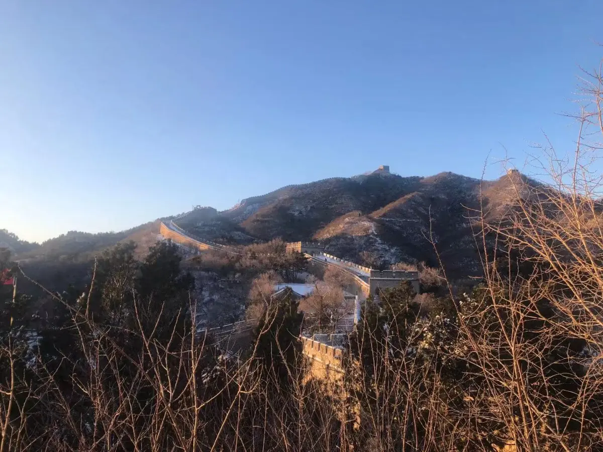 再现海陀戴雪盛景！雪后延庆尽显北国风光