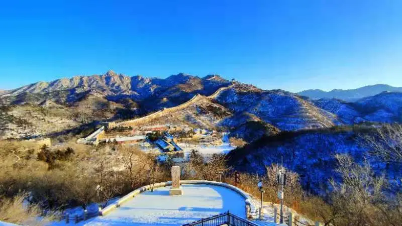 再现海陀戴雪盛景！雪后延庆尽显北国风光