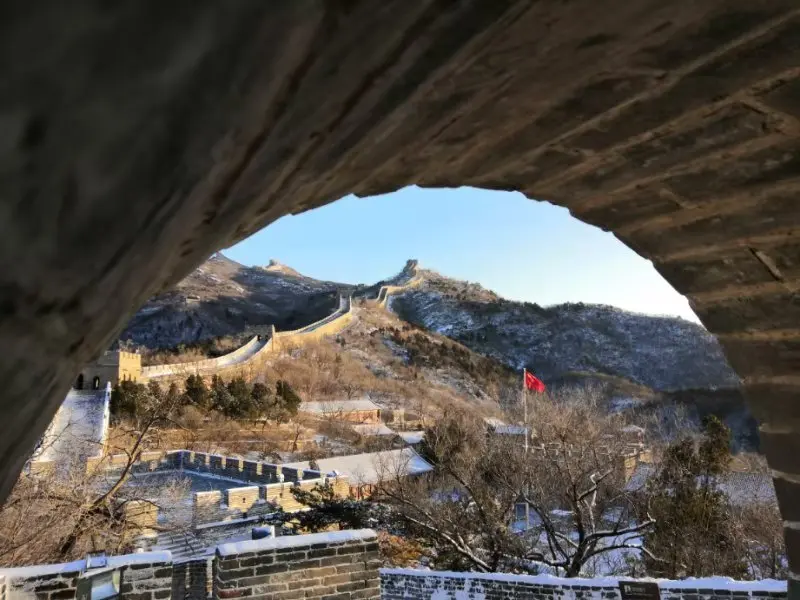 再现海陀戴雪盛景！雪后延庆尽显北国风光