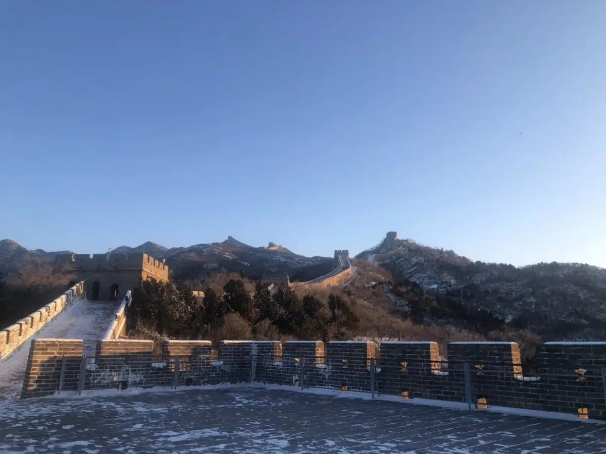 再现海陀戴雪盛景！雪后延庆尽显北国风光