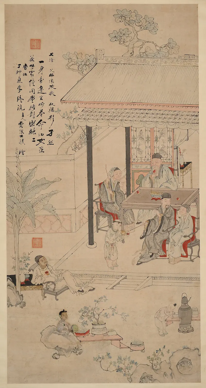 “齐家”之中，看明清人物画中的民间生活与信仰