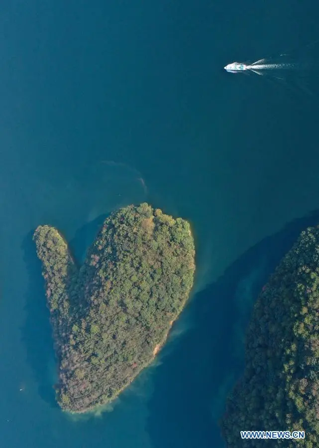 Aerial view across China