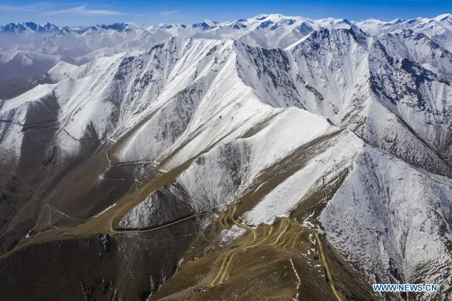 Aerial view across China