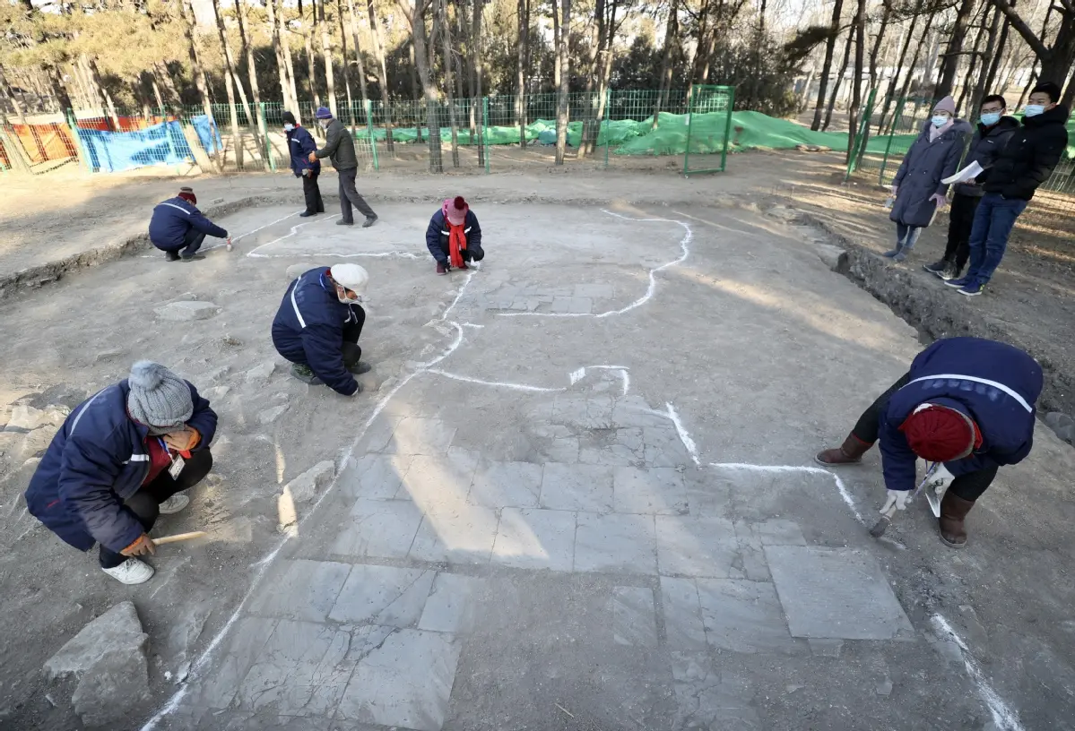 圆明园澹泊宁静遗址考古发现“田字房”