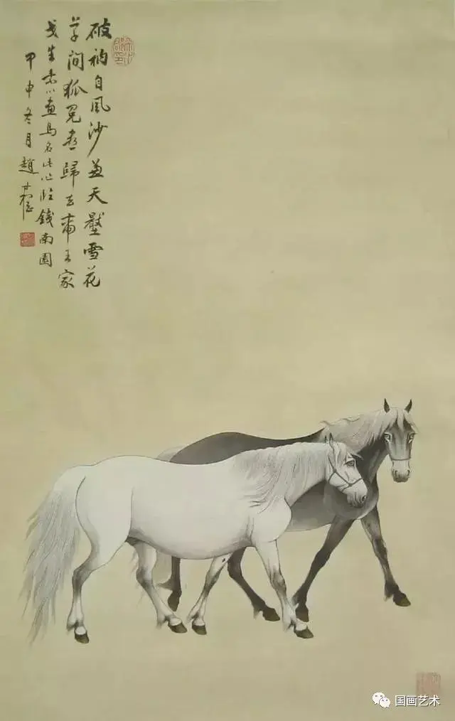 戈湘岚 国画作品欣赏