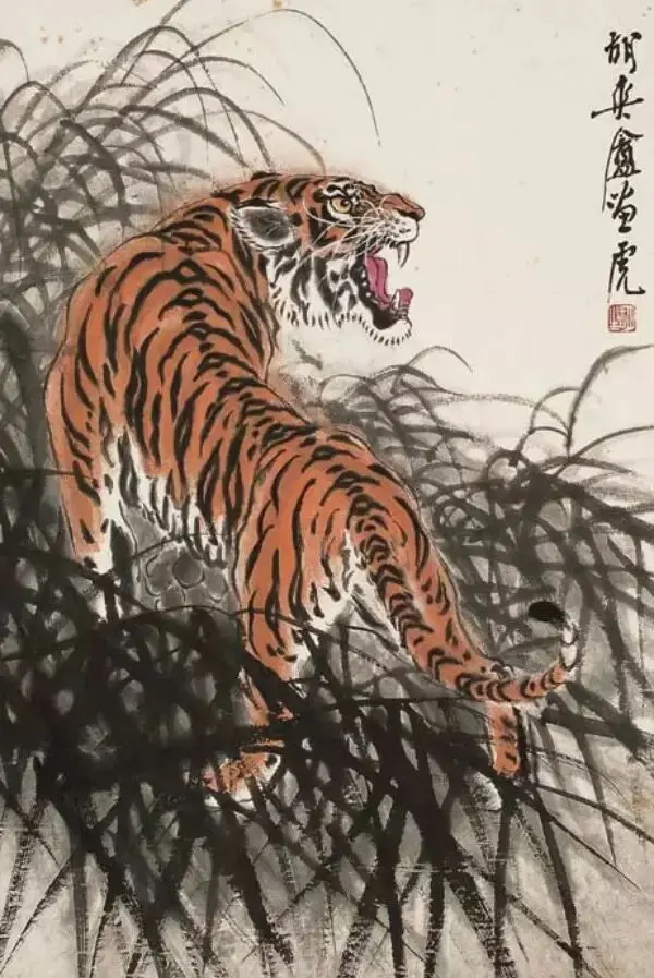 “被埋没的画虎大师” 胡爽庵 作品欣赏