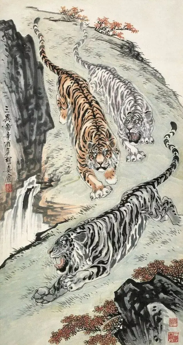 “被埋没的画虎大师” 胡爽庵 作品欣赏