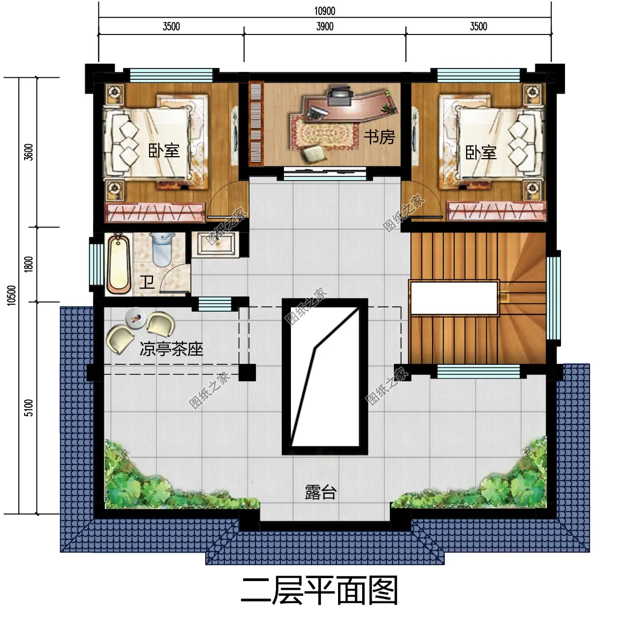 120平米左右农村小四合院设计，韵味十足，领略中式建筑的美