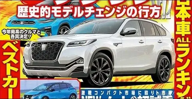 丰田新一代皇冠变成SUV？与汉兰达同平台