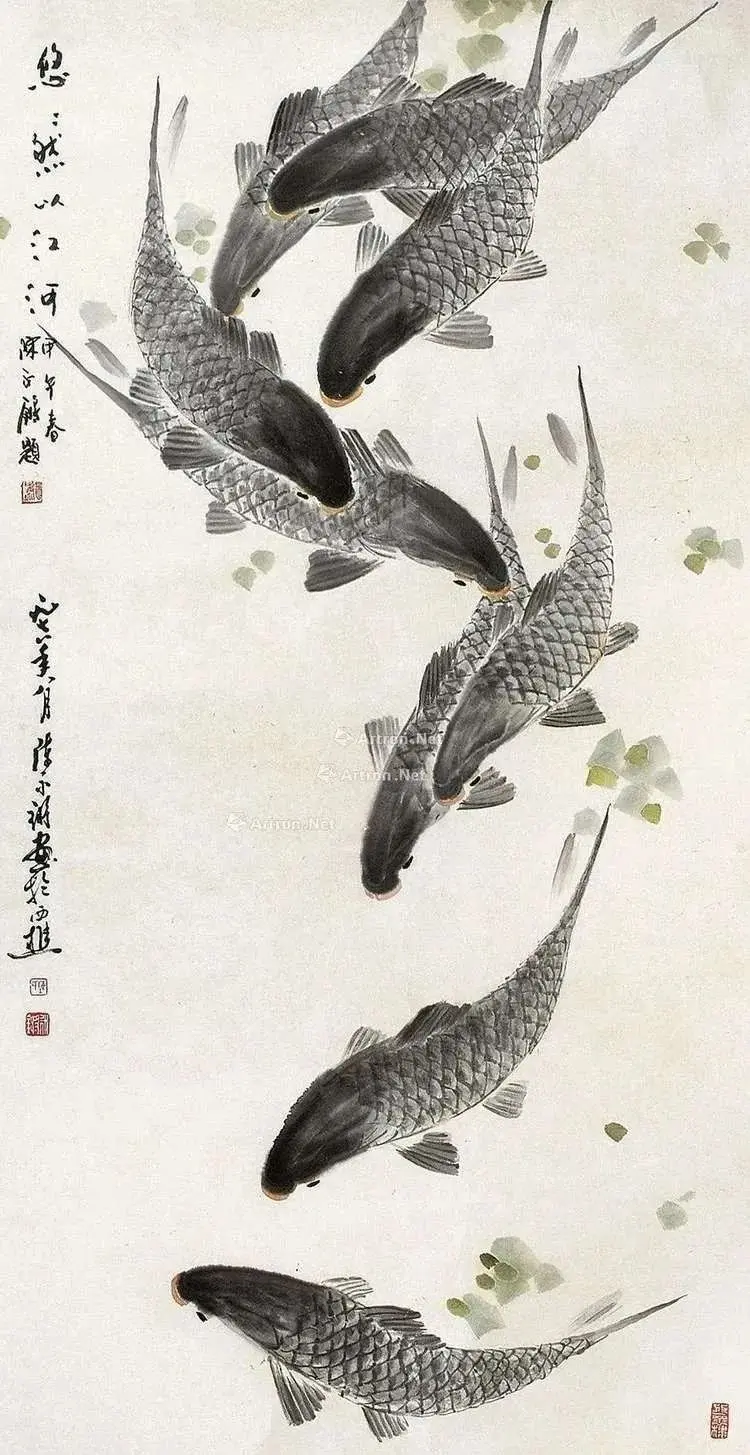 名家国画《九如图》