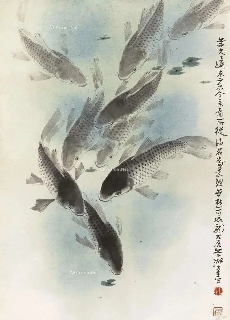 名家国画《九如图》