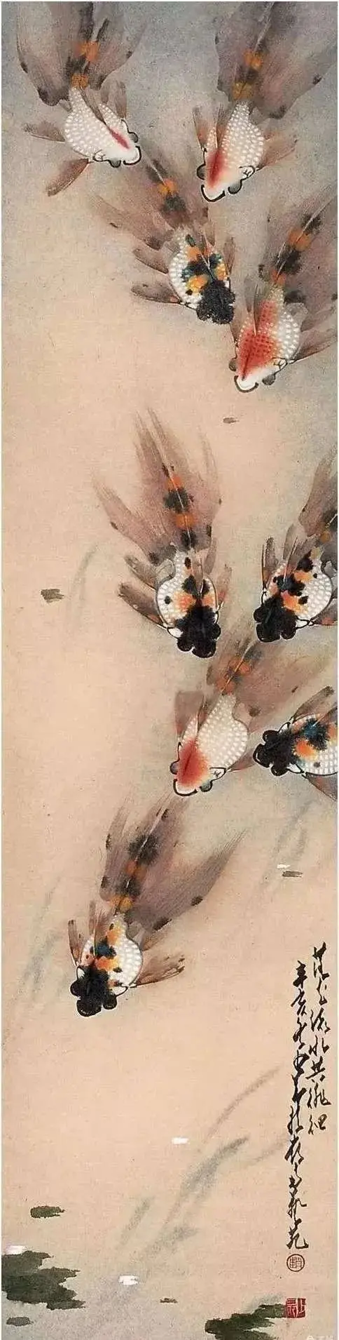 名家国画《九如图》