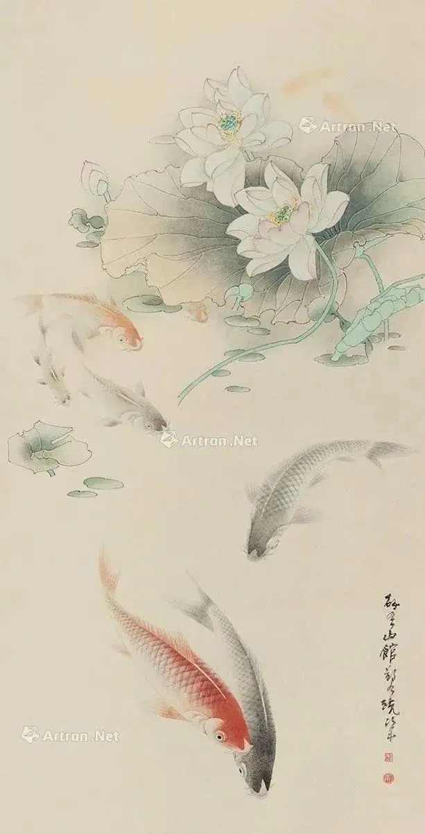 名家国画《九如图》