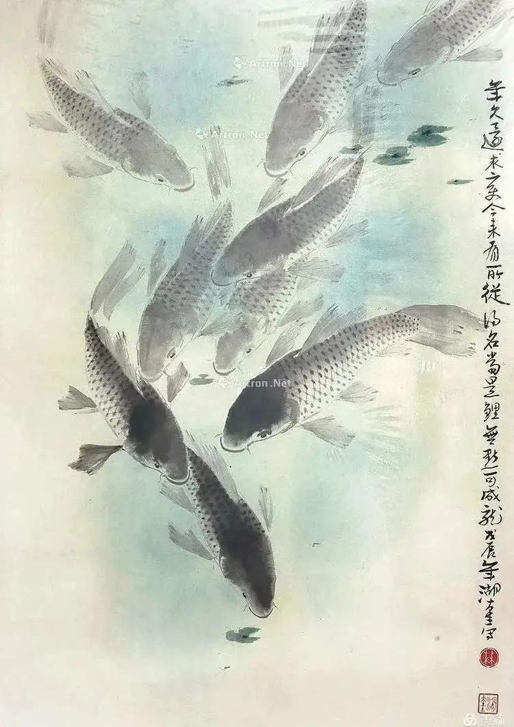 名家国画《九如图》